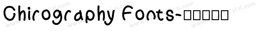 Chirography Fonts字体转换